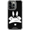 Looney Tunes Daffy Duck Plain Black and White iPhone 16 Pro Clear Case